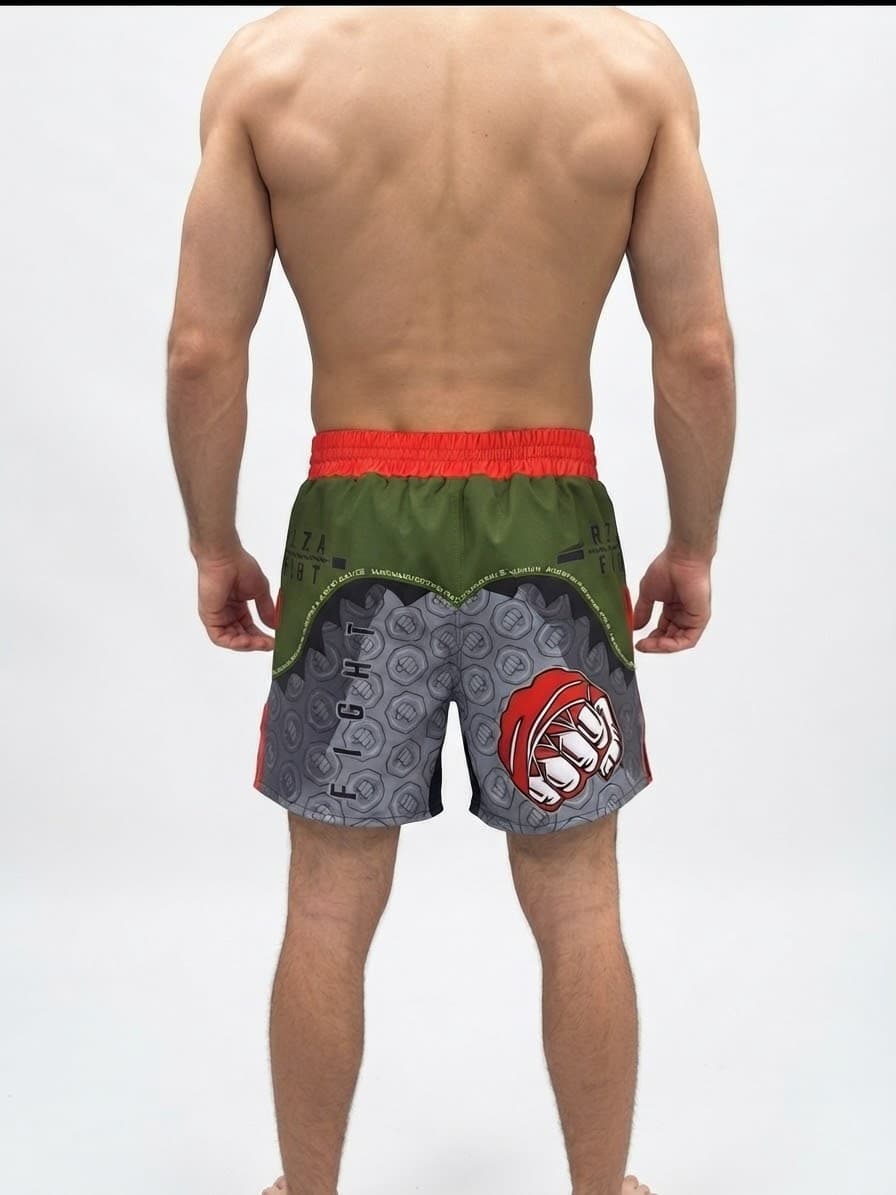 Shorts RAZZA FIGHT vede rojo plomo 💪🏻🔥🥊👊🏼 - image 2