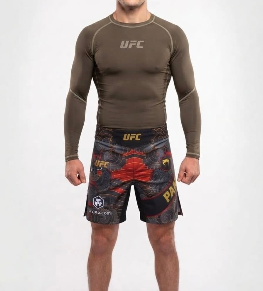 Rashguard manga larga marrón - image 1
