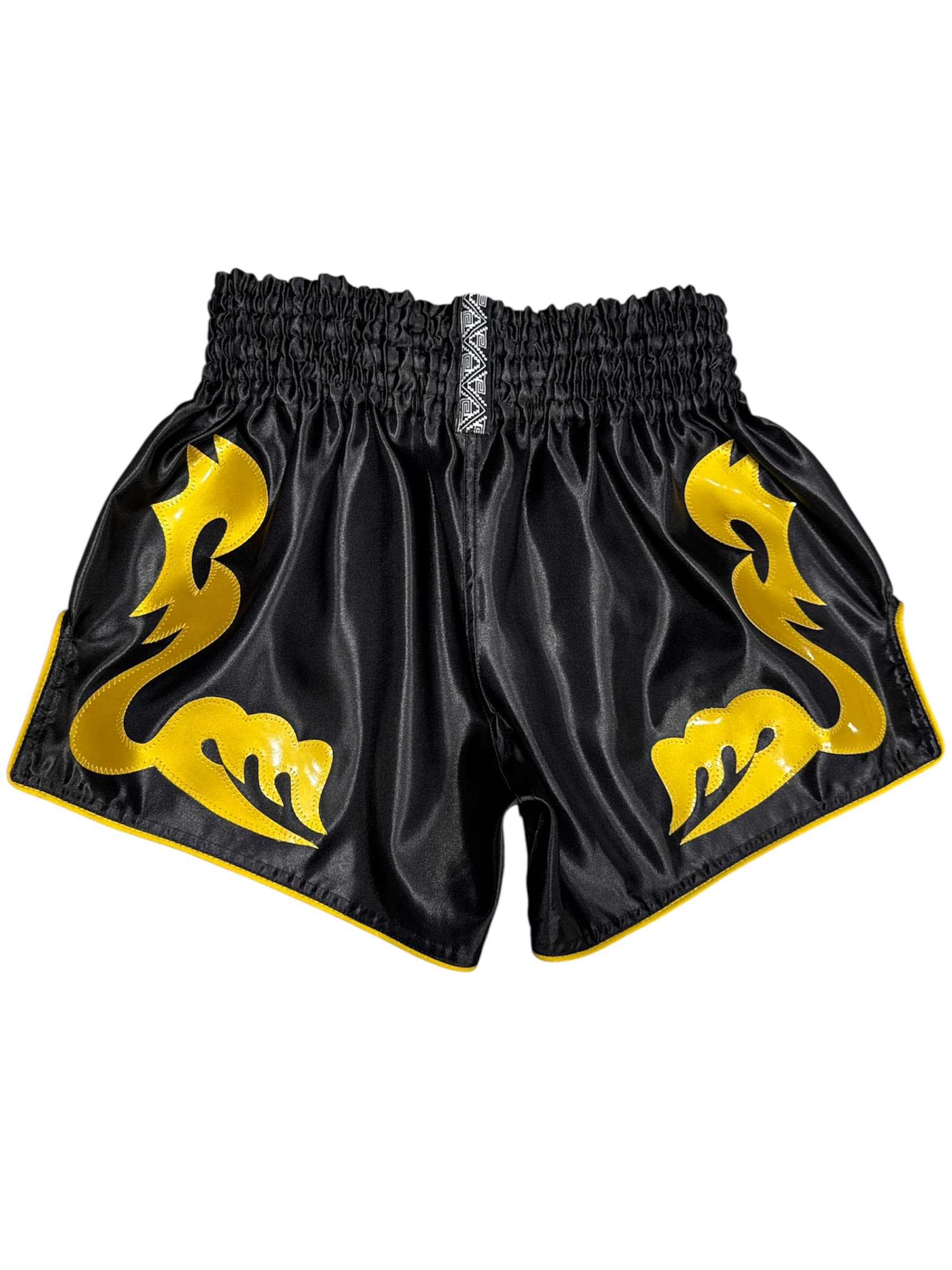 Shorts de Muay Thai 🥊negro con aplicación dorado - image 5